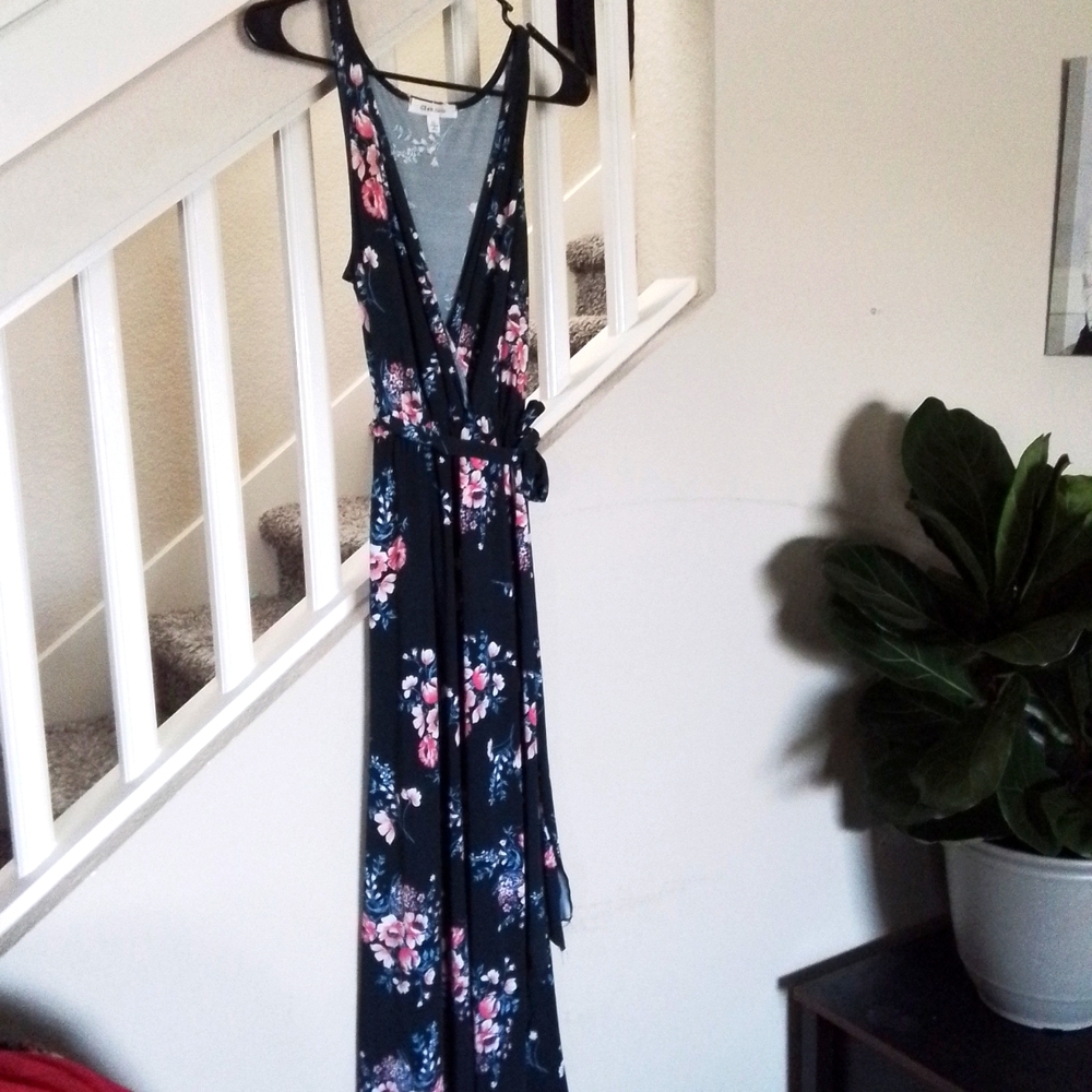 Long floral dress